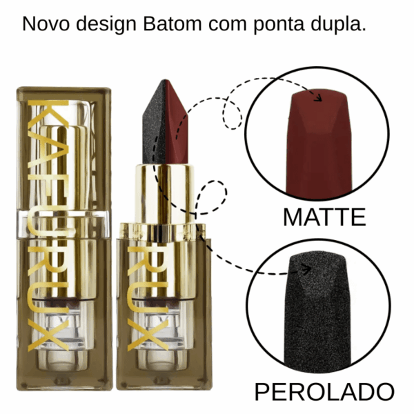 Batom Diamante 2 em 1 - Um só batom, dois acabamentos deslumbrantes - Imagem 14