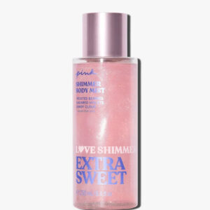 BODY SPLASH PINK LOVE SHIMMER EXTRA SWEET VICTORIA'S SECRET - EDIÇÃO LIMITADA