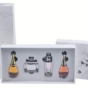Kit 4 Mini Perfumes Dior 5ml J'adore + Miss Dior Blomming Bouquet + Dior Addict + J'adore Edt Com Sacola Original