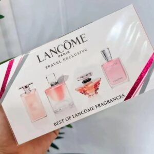 Lancome paris fragrâncias femininas, kit de 4 miniaturas.