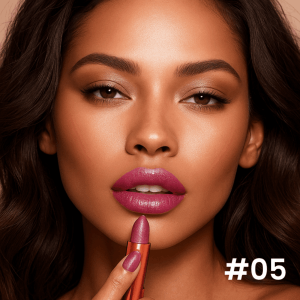 Velvet Glow Lipstick Shine - Brilho Sofisticado e Cor Intensa Que Valoriza Seus Lábios. - Imagem 12